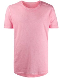 Мужская розовая футболка с круглым вырезом от Majestic Filatures