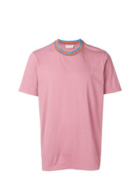 Мужская розовая футболка с круглым вырезом от Marni