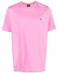 Мужская розовая футболка с круглым вырезом от PS Paul Smith