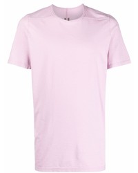 Мужская розовая футболка с круглым вырезом от Rick Owens DRKSHDW