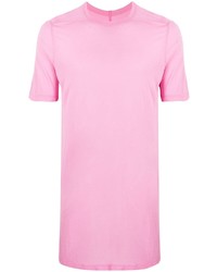 Мужская розовая футболка с круглым вырезом от Rick Owens