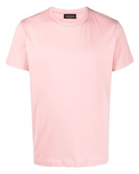 Мужская розовая футболка с круглым вырезом от Roberto Collina