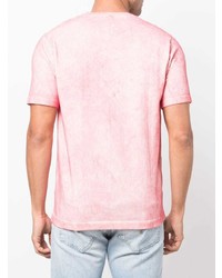 Мужская розовая футболка с круглым вырезом от Dondup