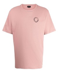 Мужская розовая футболка с круглым вырезом от SPORT b. by agnès b.