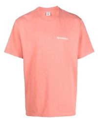 Мужская розовая футболка с круглым вырезом от Sporty & Rich