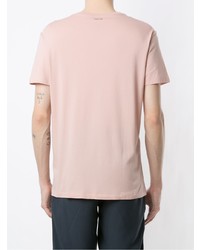 Мужская розовая футболка с круглым вырезом от OSKLEN