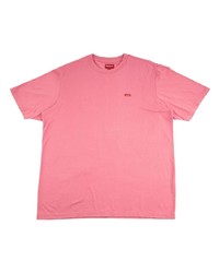 Мужская розовая футболка с круглым вырезом от Supreme