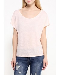Женская розовая футболка с круглым вырезом от Sweewe