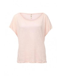 Женская розовая футболка с круглым вырезом от Sweewe