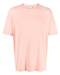 Мужская розовая футболка с круглым вырезом от Ten C