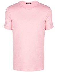 Мужская розовая футболка с круглым вырезом от Tom Ford