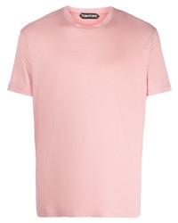 Мужская розовая футболка с круглым вырезом от Tom Ford