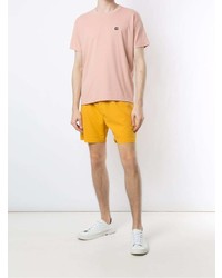 Мужская розовая футболка с круглым вырезом от OSKLEN