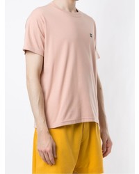 Мужская розовая футболка с круглым вырезом от OSKLEN