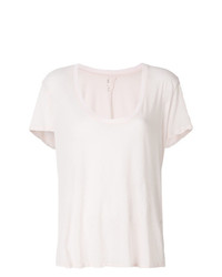 Женская розовая футболка с круглым вырезом от Unravel Project