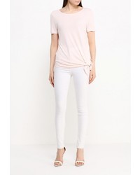 Женская розовая футболка с круглым вырезом от Vero Moda