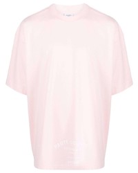 Мужская розовая футболка с круглым вырезом от Vetements