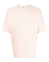 Мужская розовая футболка с круглым вырезом от YMC