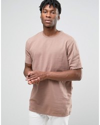 Мужская розовая футболка от Asos