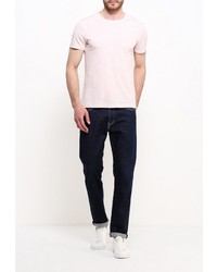 Мужская розовая футболка от Banana Republic