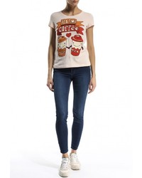 Женская розовая футболка от Baon