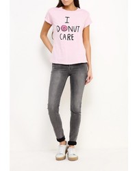 Женская розовая футболка от Befree