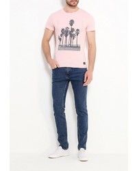 Мужская розовая футболка от BLEND