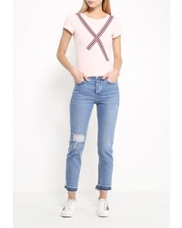 Женская розовая футболка от Chic Chic