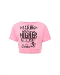 Женская розовая футболка от Dimensione Danza