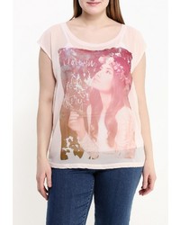 Женская розовая футболка от Emoi Size Plus