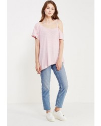 Женская розовая футболка от Free People