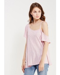 Женская розовая футболка от Free People