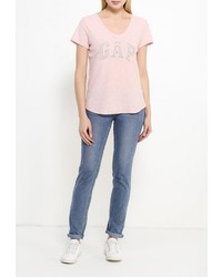 Женская розовая футболка от Gap