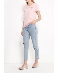 Женская розовая футболка от Gap