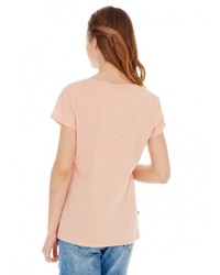 Женская розовая футболка от Grezzo