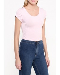 Женская розовая футболка от Influence