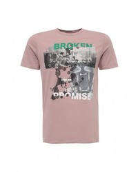 Мужская розовая футболка от Jack &amp; Jones