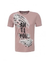 Мужская розовая футболка от Jack &amp; Jones