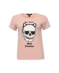 Женская розовая футболка от Jennyfer