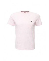 Мужская розовая футболка от Lacoste