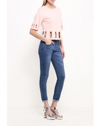 Женская розовая футболка от LOST INK