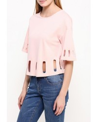 Женская розовая футболка от LOST INK