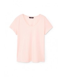 Женская розовая футболка от Mango