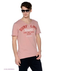 Мужская розовая футболка от Meltin Pot