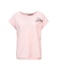 Женская розовая футболка от Miss Miss by Valentina