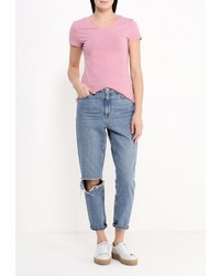 Женская розовая футболка от Modis