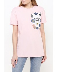 Женская розовая футболка от Modis