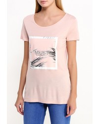 Женская розовая футболка от Modis