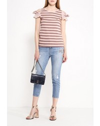 Женская розовая футболка от Motivi