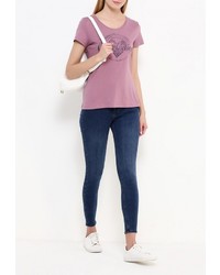 Женская розовая футболка от Mustang